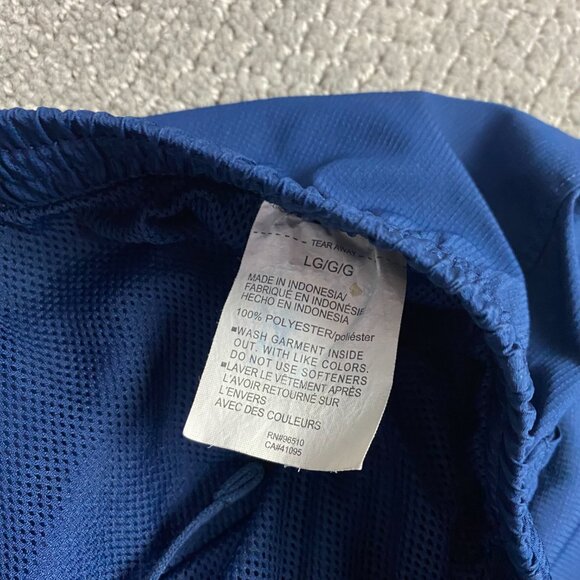 Under Armour Vital Woven Pants Men's Large Track Running Gym Windbreaker Blue - Picture 9 of 15